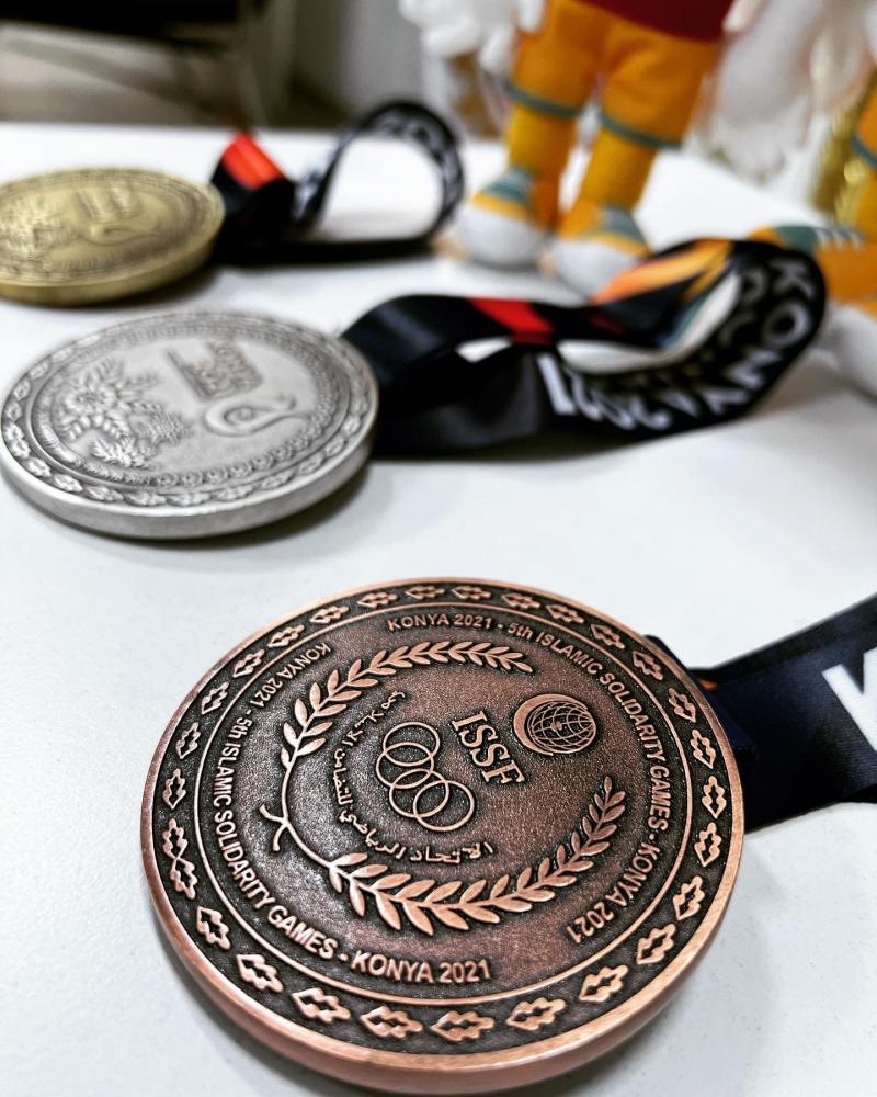 Konya 2021 5.İslami Dayanışma Oyunlarına Özel Ürettiğimiz Madalyalar 